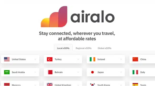 Airalo global eSIM service